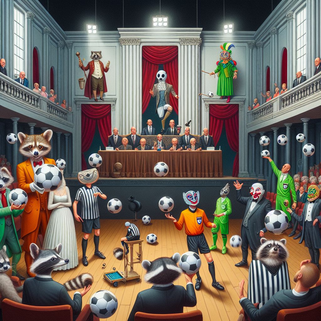 The Winner of the 'Platinum Corner' is Chosen Through Juggling and Poetry Under the Supervision of a Raccoon